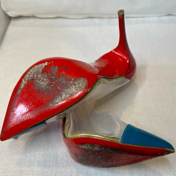Christian Louboutin | multicolor | Plastic Heels - Picture 3 of 9